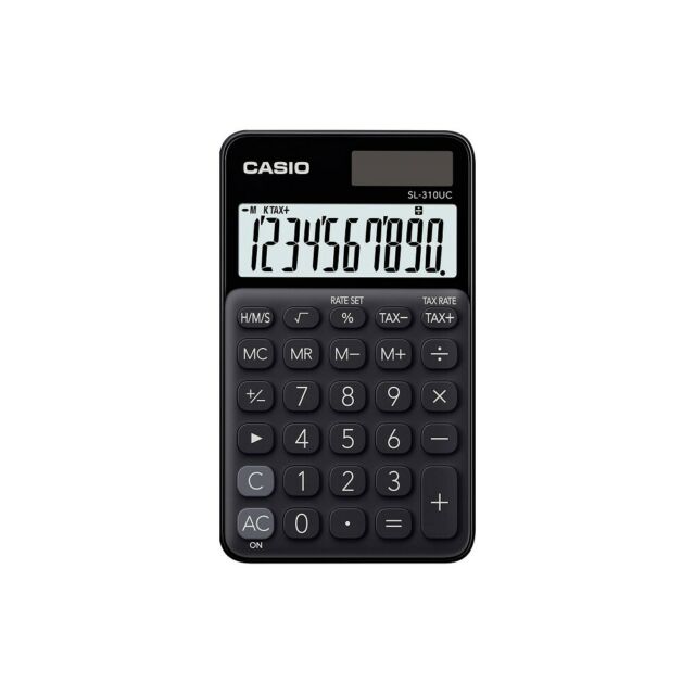 Casio Pocket Electronic Calculators Black