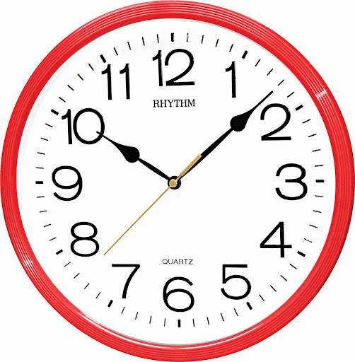 Rhythm Wall Clock CMG734NR01 | stylish watch | accurate timekeeping | wall clock | round clock | Casio watch | wall watch | home décor | timepiece | Halabh.com