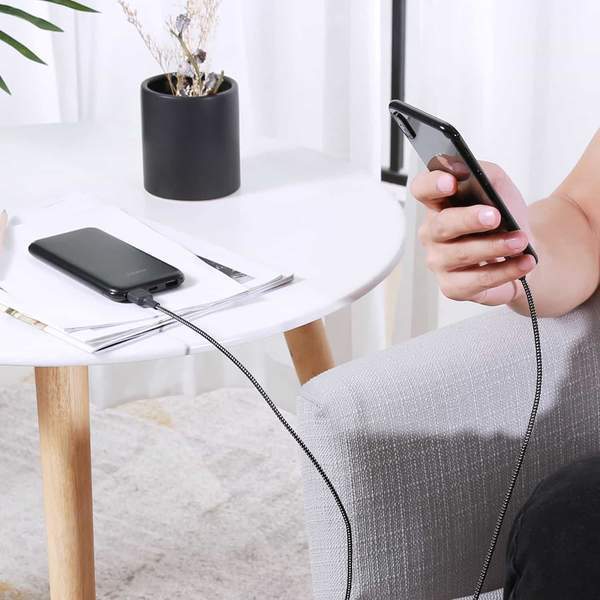 Anker Powerline Flow Usb C With Lightning Connector 3Ft Black