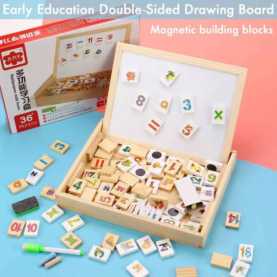 Creativity Wooden Toy Educational Digital Letters