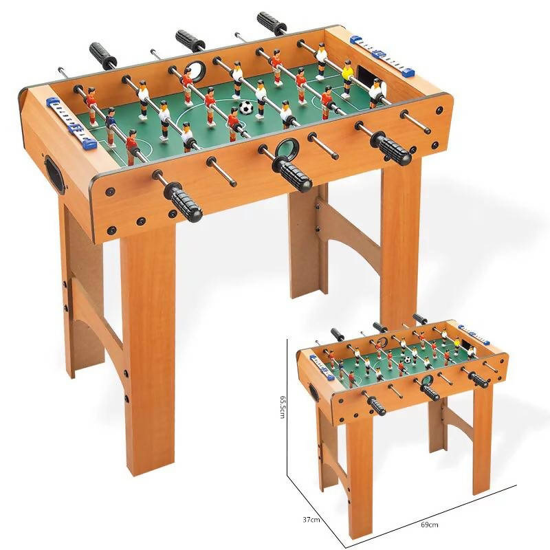 لعبة طاولة كرة قدم خشبية صغيرة