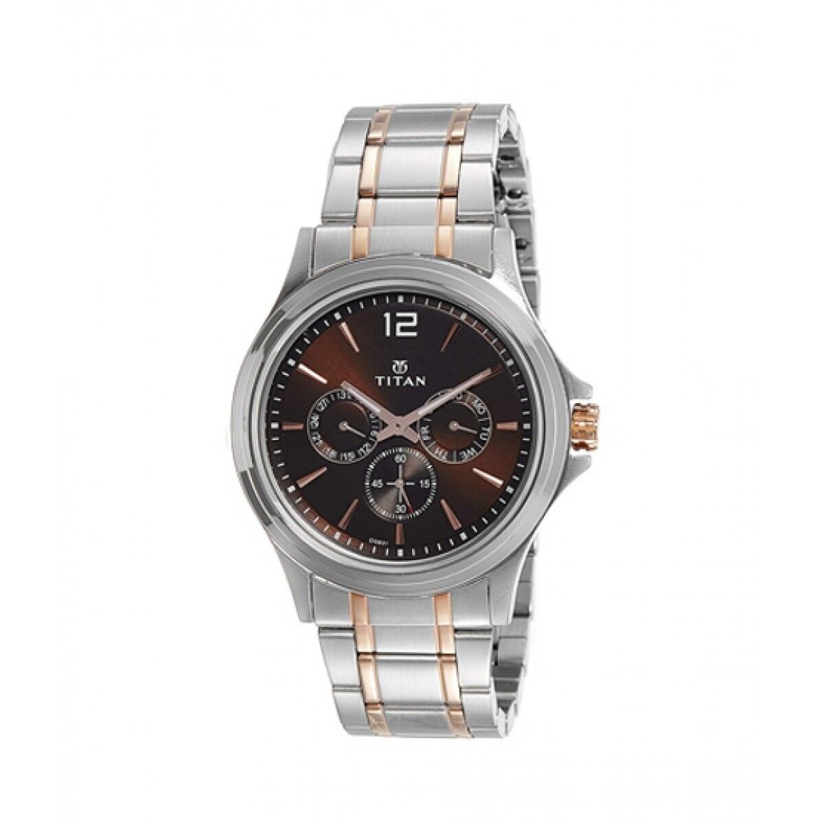 Titan Work Wear Men’s Watch 1698KM01 | Stainless Steel | Mesh Strap | Water-Resistant | Minimal | Quartz Movement | Lifestyle | Business | Scratch-resistant | Fashionable | Halabh.com