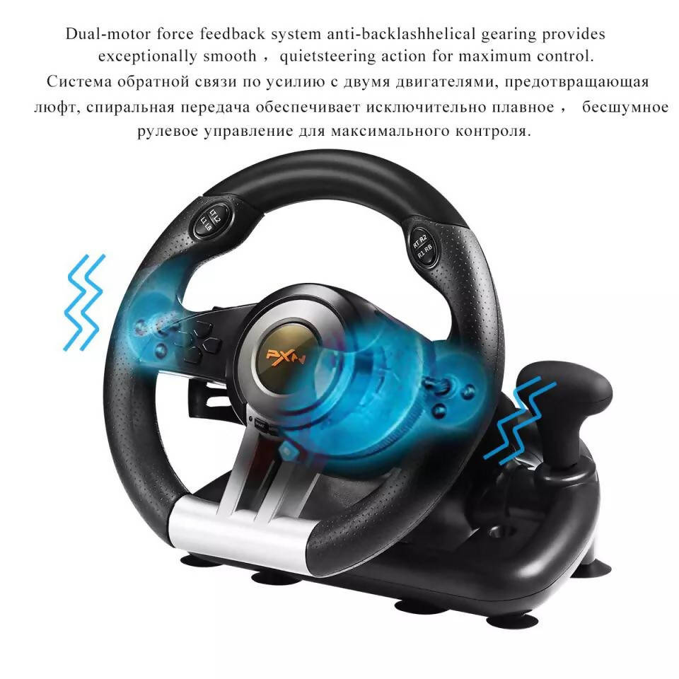 Gaming Racing Wheel Volante PC Steering Wheel Racing Game