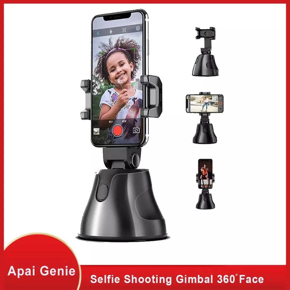 Selfie Shooting Smartphone Selfie Shooting Gimbal 360 Face & Object Follow Up Selfie Stick for Photo Vlog Live Video Record