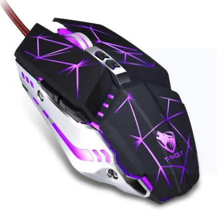Buy T-WOLF V7 Wired Gaming Mouse | Best Gaming Mouse | Halabh