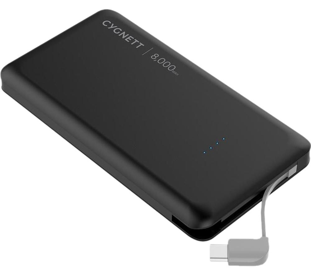Cygnett Charge Up Pocket Usb C Portable Power Bank Black