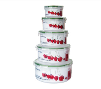 Flamingo Round Airtight Containers 5 In One