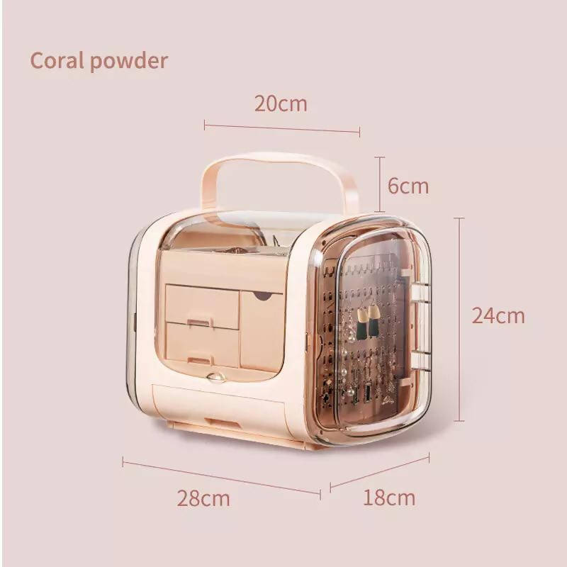 Multifunction Jewelry Organizer Display Travel Jewelry Case Boxes