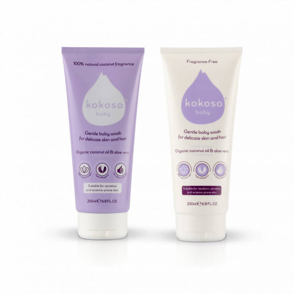 Kokoso Baby Gentle Baby Cleansing Gel For Body and Hair with Perfume 200ml