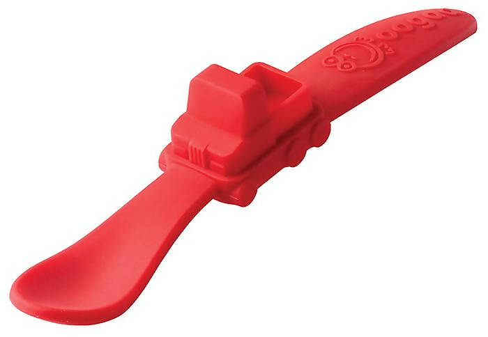 Oogaa Red Uga Truck Shaped Silicone Spoon