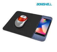 Mouse Pad Wireless Charger Rubber Mouse Pad Wireless QI Mobile Phone Desktop Wireless Charger Mouse Pad