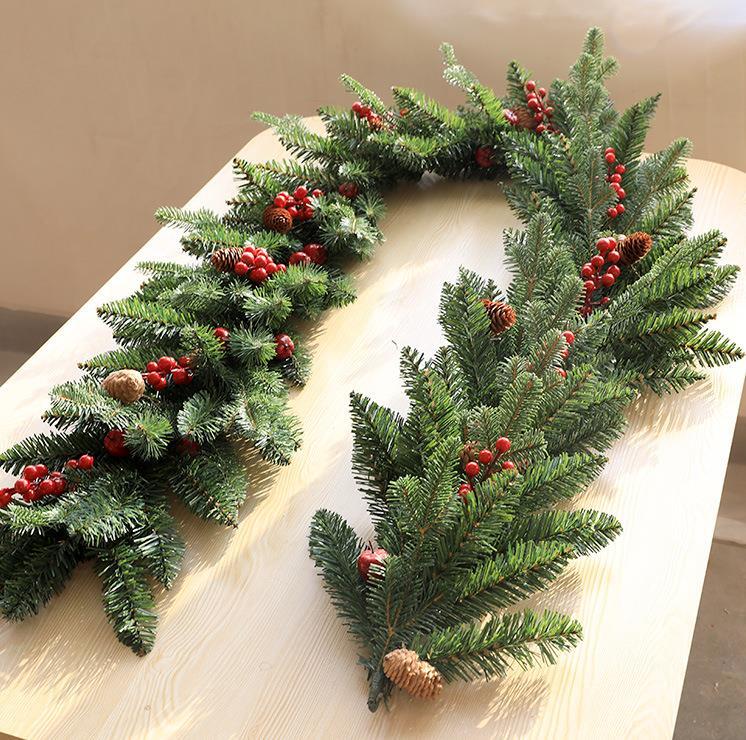 PE+PVC Mix Flocking Christmas Tree 270cm