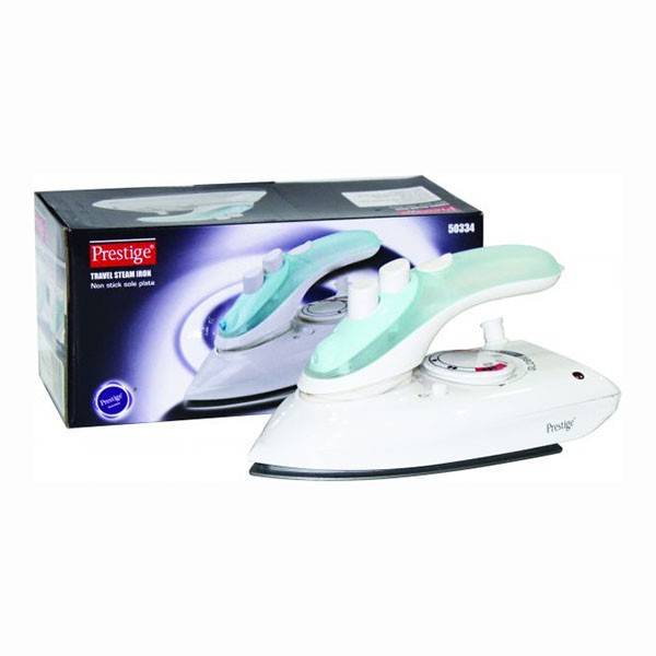 Prestige Travel Steam Iron - PR-50334 | reliable performance | lightweight | variable steam settings | safety features | stylish | even heat distribution | Halabh.com