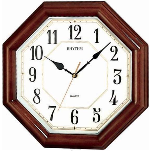 Rhythm Silent Wall Clock CMG912NR06 | stylish watch | accurate timekeeping | wall clock | round clock | Casio watch | wall watch | home décor | timepiece | Halabh.com